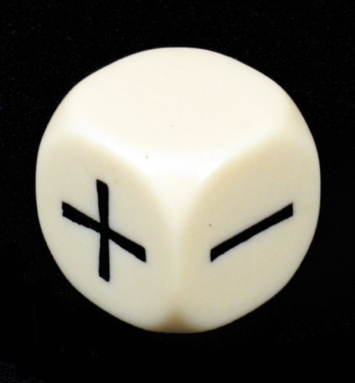 Fudge Dice Set of 4