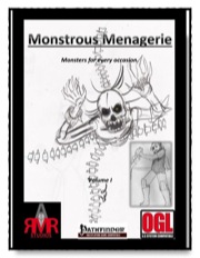 Monstrous Menagerie, Vol. I (PFRPG) PDF