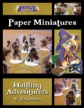 Battle! Studio Paper Minis: Halfling Adventurers PDF