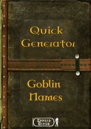 Quick Generator: Goblin Names PDF