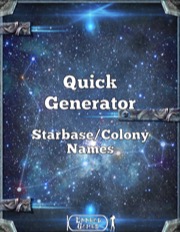 Quick Generator Starbase/Colony Names PDF