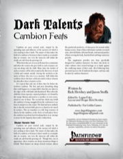 Dark Talents: Cambion Feats (PFRPG) PDF