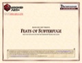 Feats of Subterfuge (PFRPG) PDF