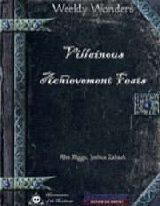 Weekly Wonders: Villainous Achievement Feats (PFRPG) PDF