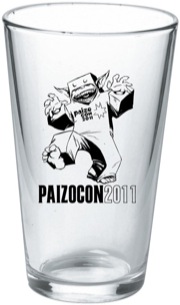 PaizoCon 2011 Pint Glass