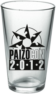 PaizoCon 2012 Pint Glass