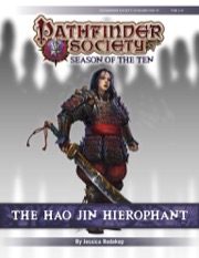Pathfinder Society Scenario #10-11: The Hao Jin Hierophant