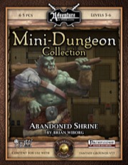 Mini-Dungeon #006: Abandoned Shrine (Fantasy Grounds / PFRPG) Download