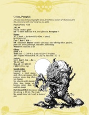 Pumpkin Golem (PFRPG) PDF