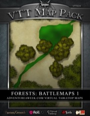 VTT Map Pack: Forests Battlemaps 1 (Download)