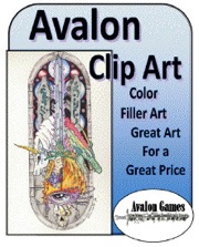 Avalon Clip Art: Color Filler PDF