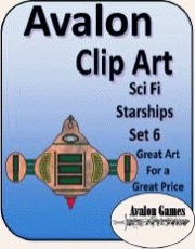 Avalon Clip Art: Starships 6 PDF