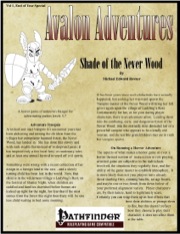 Avalon Adventures—Vol 1, End of Year Special: Shade of Never Wood (PFRPG) PDF
