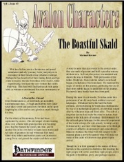Avalon Characters Vol 1, Issue #5: The Boastful Skald (PFRPG) PDF