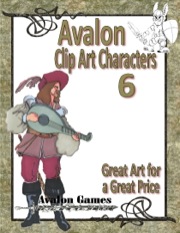 Avalon Clip Art Characters #6: Bard 1 PDF