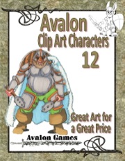 Avalon Clip Art Characters #12: Dwarf 3 PDF