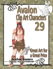 Avalon Clip Art Characters #29: Barbarian 2 PDF