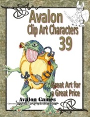 Avalon Clip Art Characters #39: Alien 6 PDF