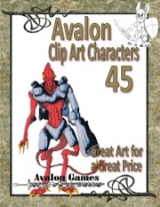 Avalon Clip Art Characters #45: Alien 8 PDF