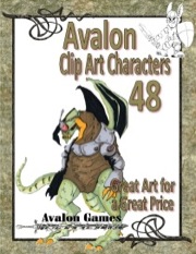 Avalon Clip Art Characters #48: Alien 9 PDF