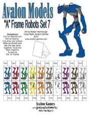 Avalon Models—A Frame: Robots, Set 7 PDF