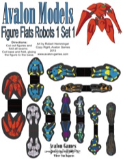 Avalon Models—Figure Flats: Robots Set 1 PDF