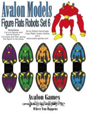 Avalon Models—Figure Flats: Robots, Set 6 Download