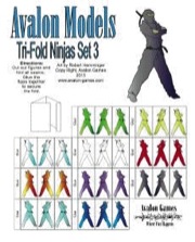 Avalon Models—Tri-Fame: Ninjas, Set #3 PDF