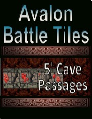 Avalon Battle Tiles, 5’ Cave Passage PDF