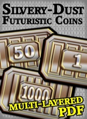 Futuristic Coins Silvery-Dust Set PDF