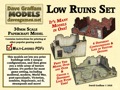 Low Ruins Set 28mm/30mm Paper Models PDF