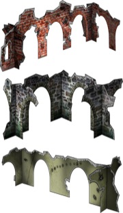 Archway Ruins Set 30mm Paper Models PDF
