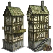Tax Collector's Office 28mm/30mm Paper Model PDF