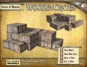 Wooden Crates Paper Model Kit PDF