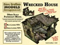 Wrecked House 30mm Paper Model PDF