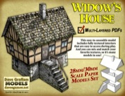Widow's House 30mm Paper Model PDF