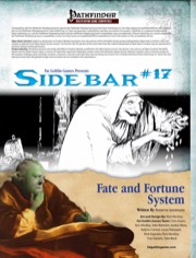 Sidebar #17—Fate and Fortune (PFRPG) PDF