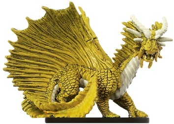 d&d gold dragon miniature