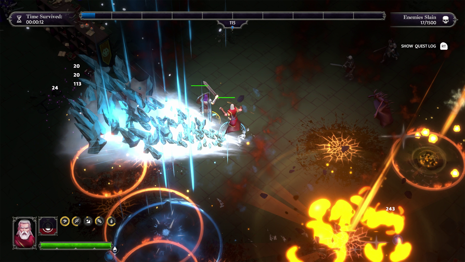 A gameplay screenshot of Gallowspire Survivors