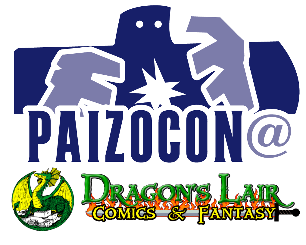 PaizoCon@Dragon’s Lair logo