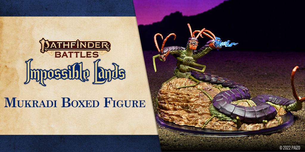 Pathfinder Battles: Impossible Lands - Mukradi Boxed Figure