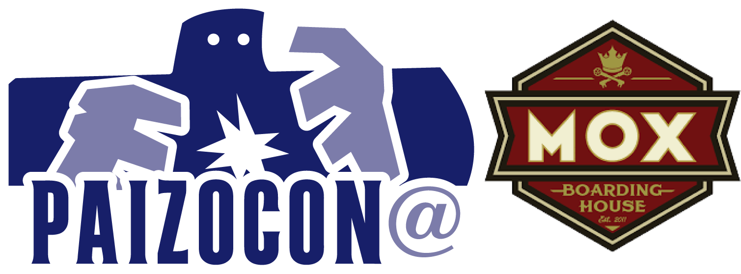 PaizoCon@ Mox logo