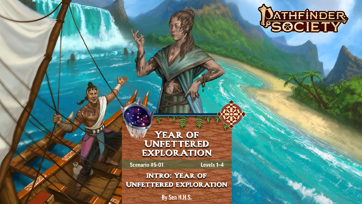 The cover for Pathfinder Society Intro: Year of Unfettered Exploration