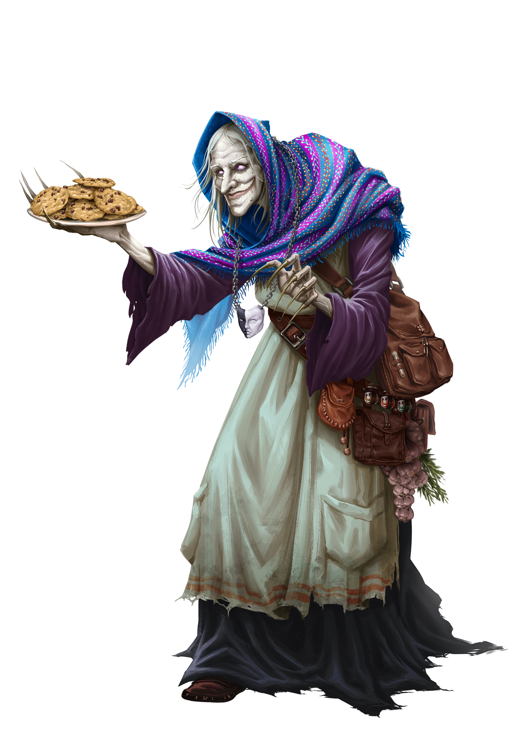 A grandmother from the shadow plane offering you some very normal cookies