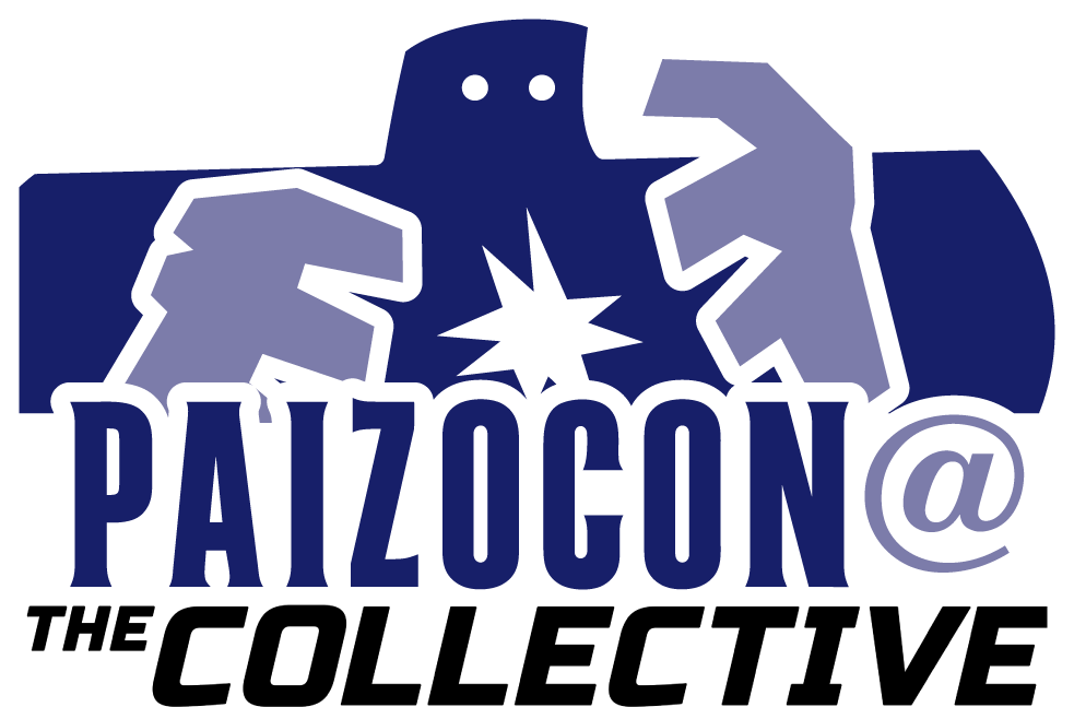 PaizoCon@ The Collective logo