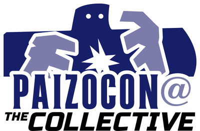 PaizoCon@ The Collective logo