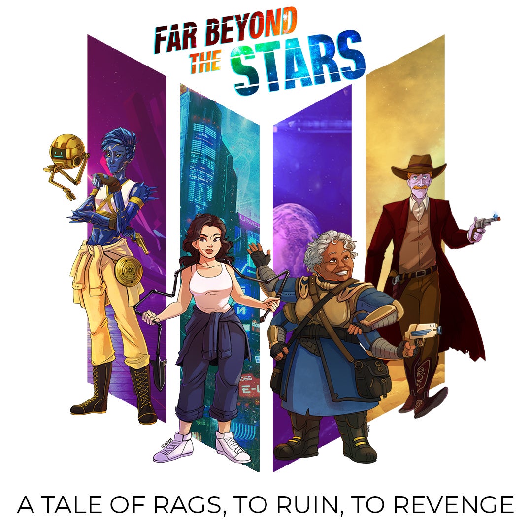 Far Beyond the Stars Promo featuring the player characters.
