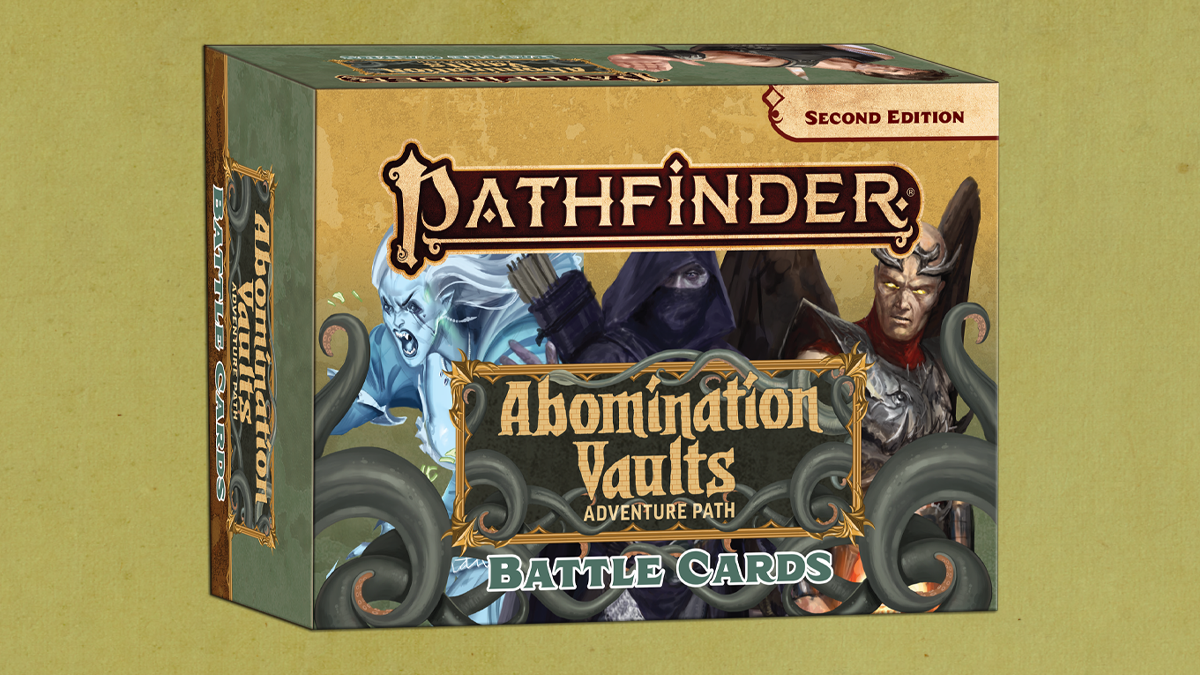 Pathfinder Second Edition Abomination Vaults Adventure Path Battle Cards