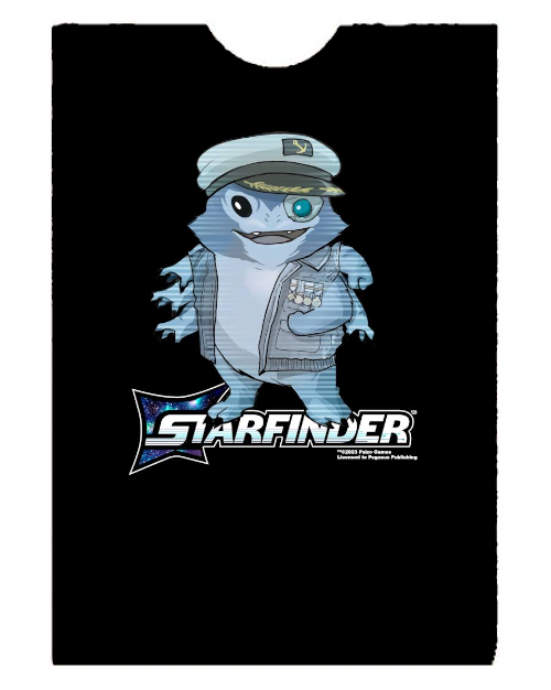 An image showing the Captain Concierge Starfinder licensed shirt by Pegasus.