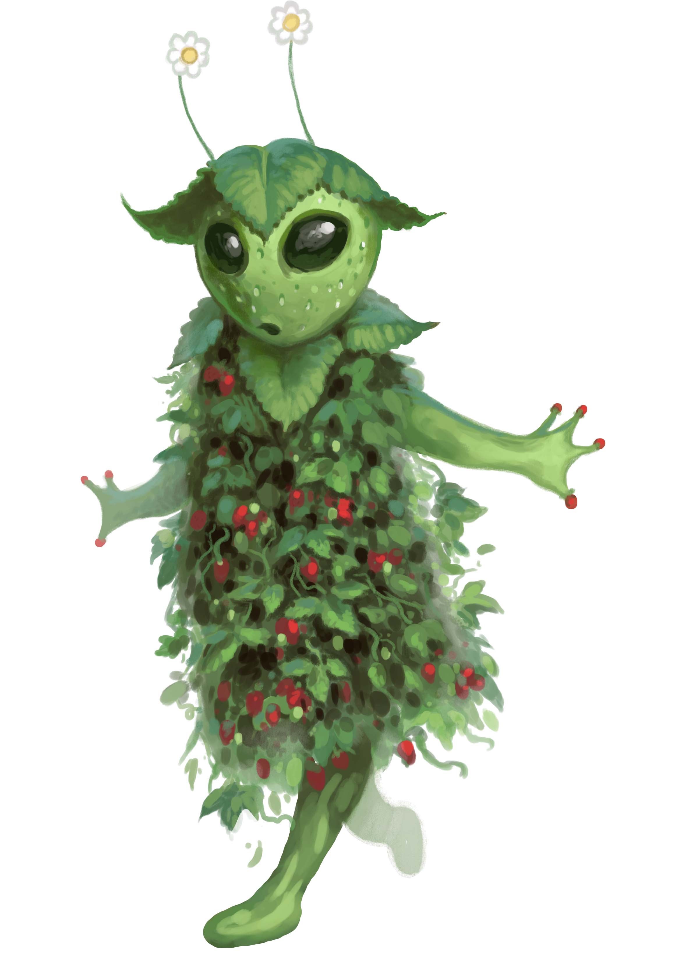 The most adorable fruit leshy you’ve ever seen, artist Alex Stone